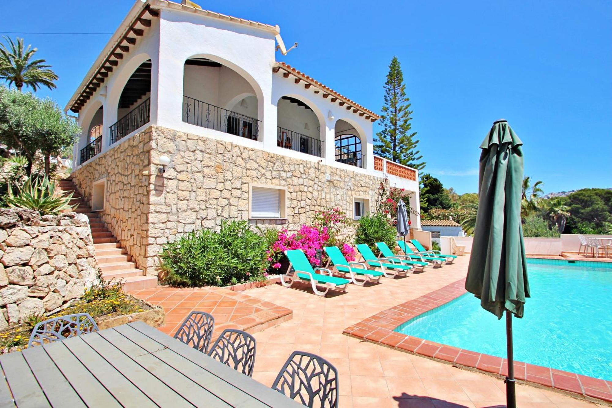 Dos Chicas - Sea View Villa With Private Pool In Moraira Teulada Extérieur photo